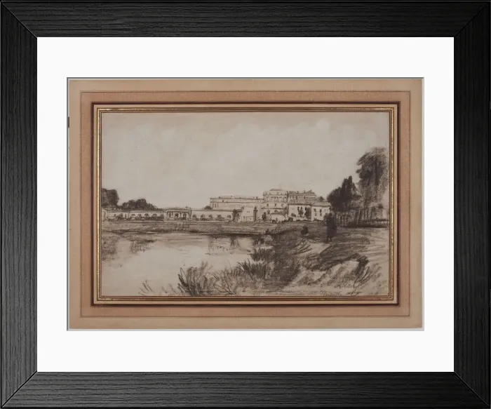 Framed Print : View of Versailles, 1800s. Creator: Antoine Vollon (French, 1833-1900) Framed Print : View of Versailles, 1800s. Creator: Antoine Vollon (French, 1833-1900)