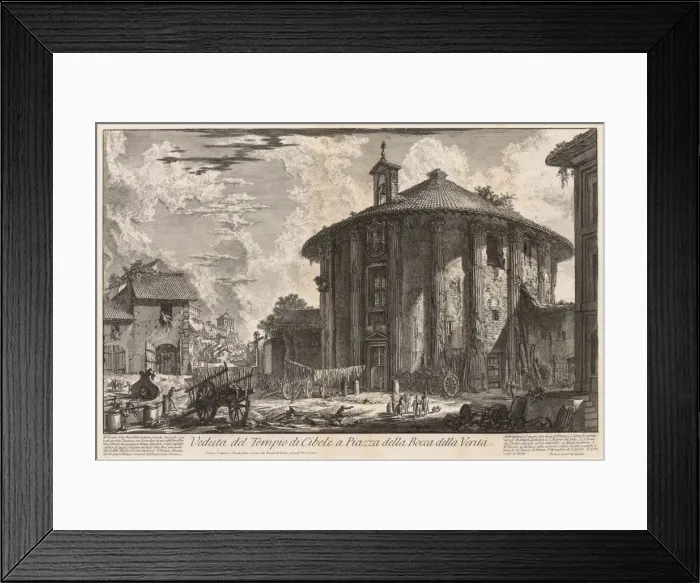 Framed Print : Views of Rome: Temple of Cybele, 1758. Creator: Giovanni Battista Piranesi (Italian, 1720-1778) Framed Print : Views of Rome: Temple of Cybele, 1758. Creator: Giovanni Battista Piranesi (Italian, 1720-1778)