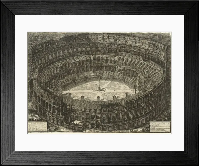 Framed Print : Views of Rome: The Colosseum, 1776. Creator: Giovanni Battista Piranesi (Italian, 1720-1778) Framed Print : Views of Rome: The Colosseum, 1776. Creator: Giovanni Battista Piranesi (Italian, 1720-1778)