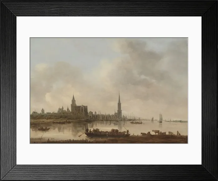 Framed Print : View of Emmerich, 1645. Creator: Jan van Goyen (Dutch, 1596-1656) Framed Print : View of Emmerich, 1645. Creator: Jan van Goyen (Dutch, 1596-1656)