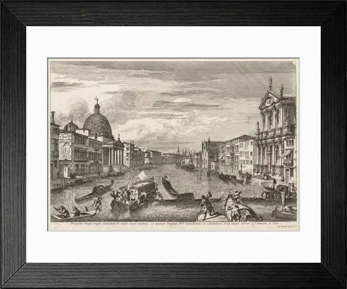 Framed Print : Views of Venice: Santa Chiara, 1741. Creator: Michele Marieschi (Italian, 1710-1743) Framed Print : Views of Venice: Santa Chiara, 1741. Creator: Michele Marieschi (Italian, 1710-1743)
