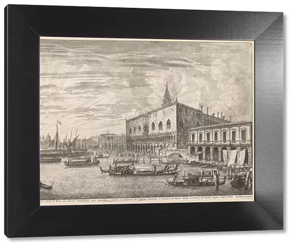 Views of Venice: The Molo and S. M. Della Salute, 1741. Creator: Michele Marieschi (Italian