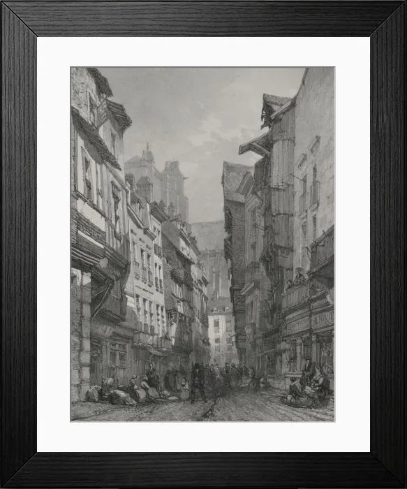 Framed Print : Voyages pittoresques et romantiques dans lancienne France Framed Print : Voyages pittoresques et romantiques dans lancienne France