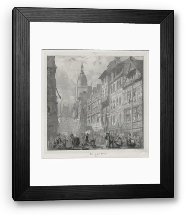 Framed Print : Voyages pittoresques et romantiques dans lancienne France, Normandie... 1824. Creator Framed Print : Voyages pittoresques et romantiques dans lancienne France, Normandie... 1824. Creator