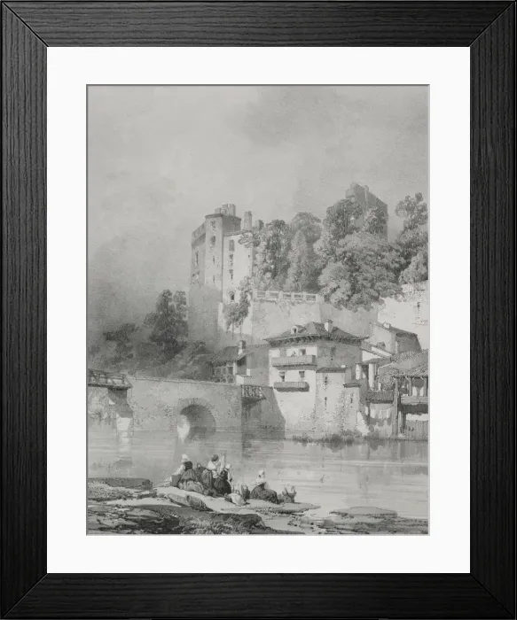 Framed Print : Voyages pittoresques et romantiques dans lancienne France. Bretagne: Chateau de Clisson Framed Print : Voyages pittoresques et romantiques dans lancienne France. Bretagne: Chateau de Clisson