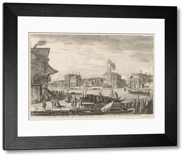 Framed Print : Views of Venice: Cannaregio, 1741. Creator: Michele Marieschi (Italian, 1710-1743) Framed Print : Views of Venice: Cannaregio, 1741. Creator: Michele Marieschi (Italian, 1710-1743)