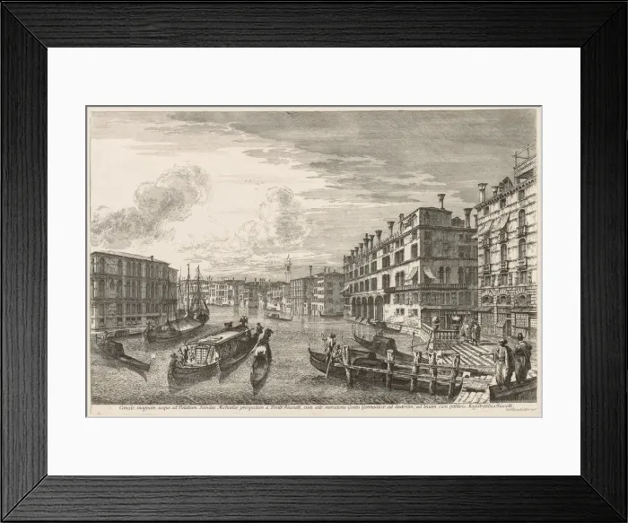 Framed Print : Views of Venice: Grand Canal, 1741. Creator: Michele Marieschi (Italian, 1710-1743) Framed Print : Views of Venice: Grand Canal, 1741. Creator: Michele Marieschi (Italian, 1710-1743)