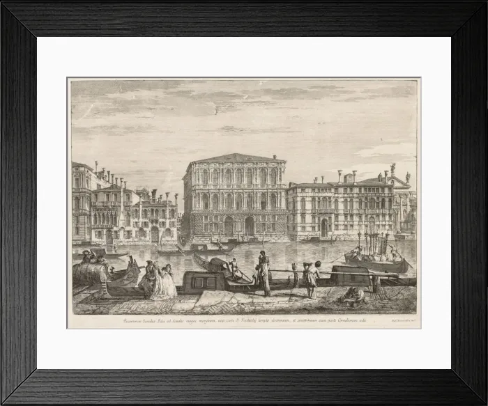 Framed Print : Views of Venice: Palazzo Pesaro, 1741. Creator: Michele Marieschi (Italian, 1710-1743) Framed Print : Views of Venice: Palazzo Pesaro, 1741. Creator: Michele Marieschi (Italian, 1710-1743)