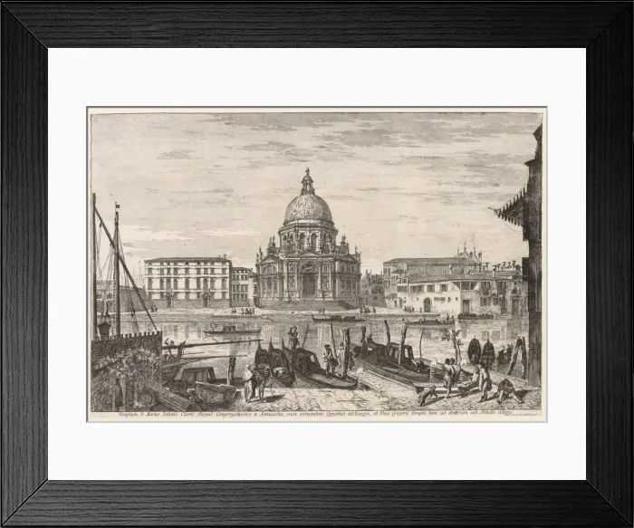 Framed Print : Views of Venice: S. M. Della Salute, 1741. Creator: Michele Marieschi (Italian, 1710-1743) Framed Print : Views of Venice: S. M. Della Salute, 1741. Creator: Michele Marieschi (Italian, 1710-1743)