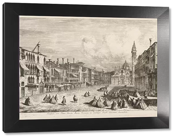 Views of Venice: S. Maria Formosa, 1741. Creator: Michele Marieschi (Italian, 1710-1743)