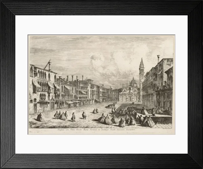 Framed Print : Views of Venice: S. Maria Formosa, 1741. Creator: Michele Marieschi (Italian, 1710-1743) Framed Print : Views of Venice: S. Maria Formosa, 1741. Creator: Michele Marieschi (Italian, 1710-1743)