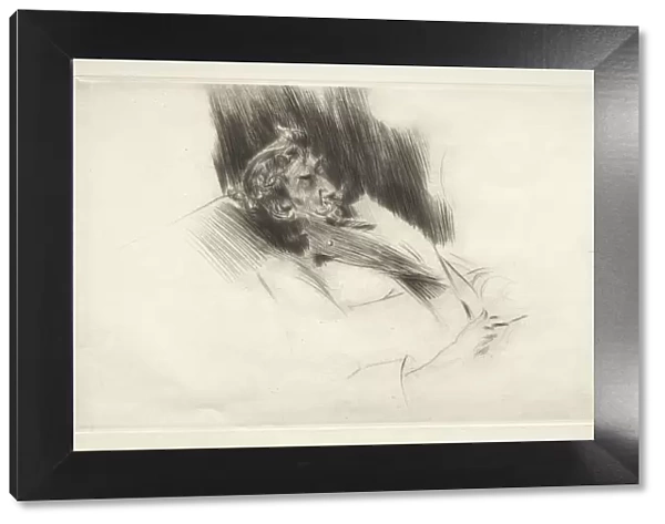 Whistler Asleep, 1897. Creator: Giovanni Boldini (Italian, 1842-1931)