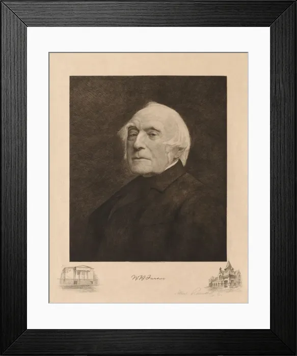Framed Print : W. H. Furness, 1896. Creator: Albert Rosenthal (American, 1863-1939) Framed Print : W. H. Furness, 1896. Creator: Albert Rosenthal (American, 1863-1939)