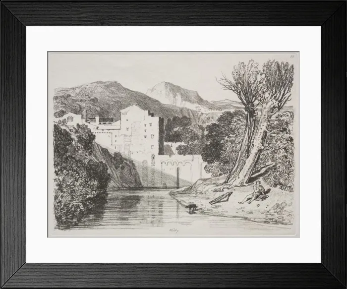 Framed Print : Whitby. Creator: John Sell Cotman (British, 1782-1842) Framed Print : Whitby. Creator: John Sell Cotman (British, 1782-1842)