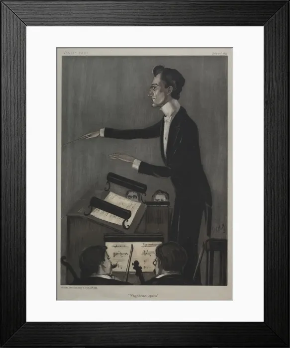 Framed Print : Wagnerian Opera. Creator: Leslie Matthew (Spy) Ward (British, 1851-1922); Vincent, Day and Son Ltd Framed Print : Wagnerian Opera. Creator: Leslie Matthew (Spy) Ward (British, 1851-1922); Vincent, Day and Son Ltd