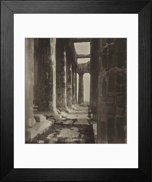 Framed Print : Western Portico of the Parthenon, 1882. Creator: William James Stillman (American Framed Print : Western Portico of the Parthenon, 1882. Creator: William James Stillman (American