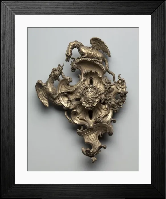 Framed Print : Wall Decoration, 1715-1725. Creator: Unknown Framed Print : Wall Decoration, 1715-1725. Creator: Unknown