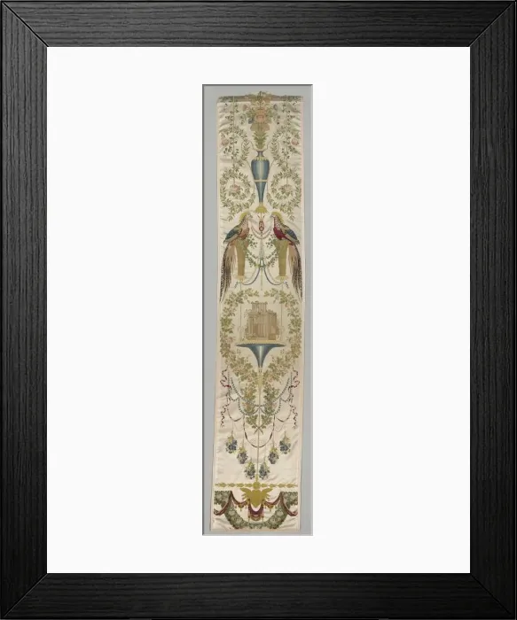 Framed Print : Wall Covering, The Pheasants from the Vatican Verdures Series, after 1799 Framed Print : Wall Covering, The Pheasants from the Vatican Verdures Series, after 1799