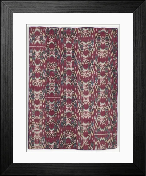 Framed Print : Wall hanging, 1800 - 1850. Creator: Unknown Framed Print : Wall hanging, 1800 - 1850. Creator: Unknown