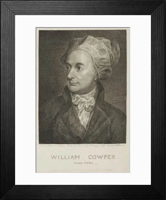 Framed Print : William Cowper, 1802. Creator: William Blake (British, 1757-1827) Framed Print : William Cowper, 1802. Creator: William Blake (British, 1757-1827)