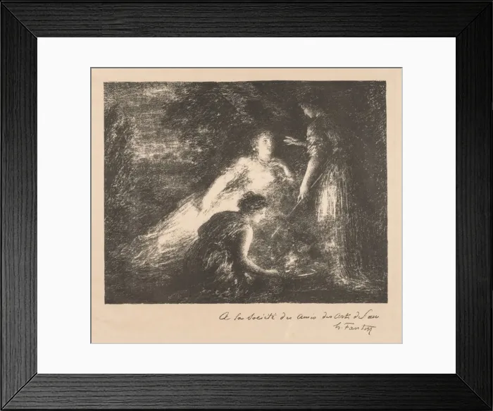 Framed Print : Witchcraft, 1899. Creator: Henri Fantin-Latour (French, 1836-1904) Framed Print : Witchcraft, 1899. Creator: Henri Fantin-Latour (French, 1836-1904)