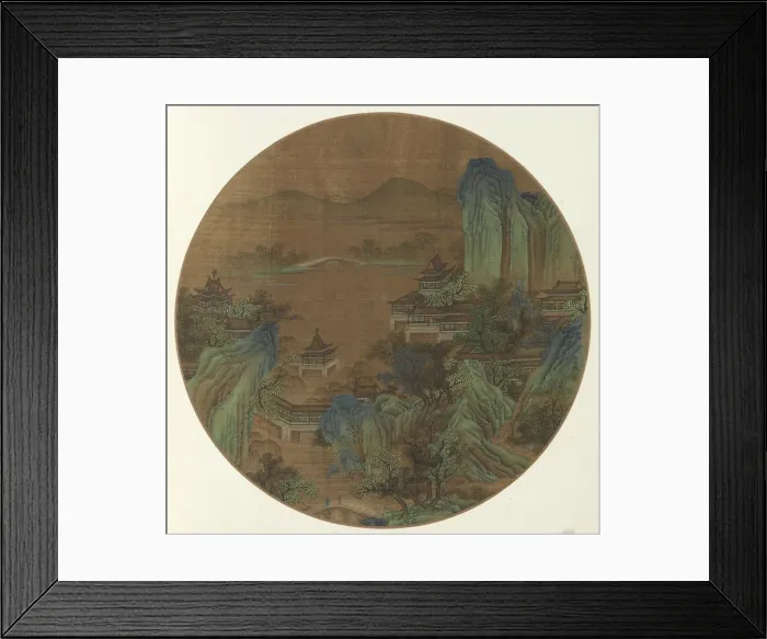 Framed Print : West Lake, Hangzhou, 1368-1644(?). Creator: Unknown Framed Print : West Lake, Hangzhou, 1368-1644(?). Creator: Unknown