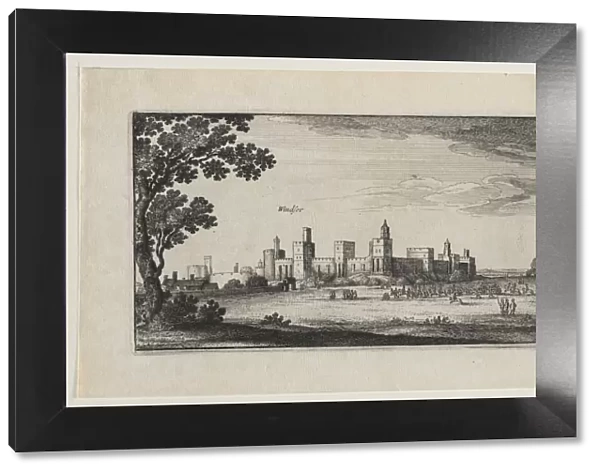 Windsor Castle from the Southeast, 1644. Creator: Wenceslaus Hollar (Bohemian, 1607-1677)