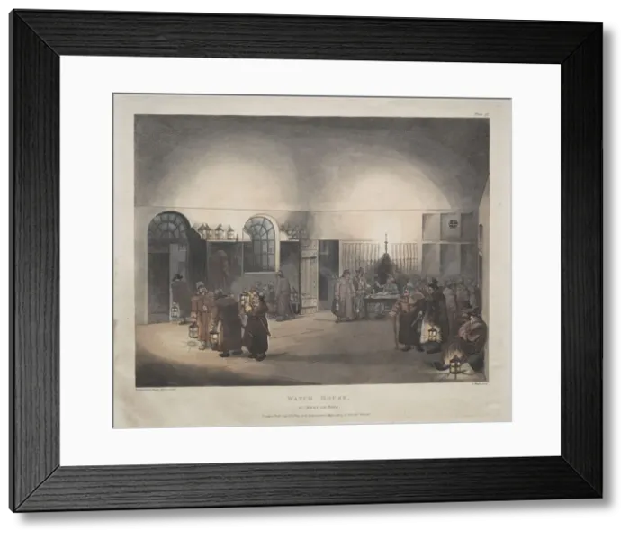 Framed Print : Watch House, St. Mary Le Boue, 1809. Creator: Thomas Rowlandson (British, 1756-1827) Framed Print : Watch House, St. Mary Le Boue, 1809. Creator: Thomas Rowlandson (British, 1756-1827)