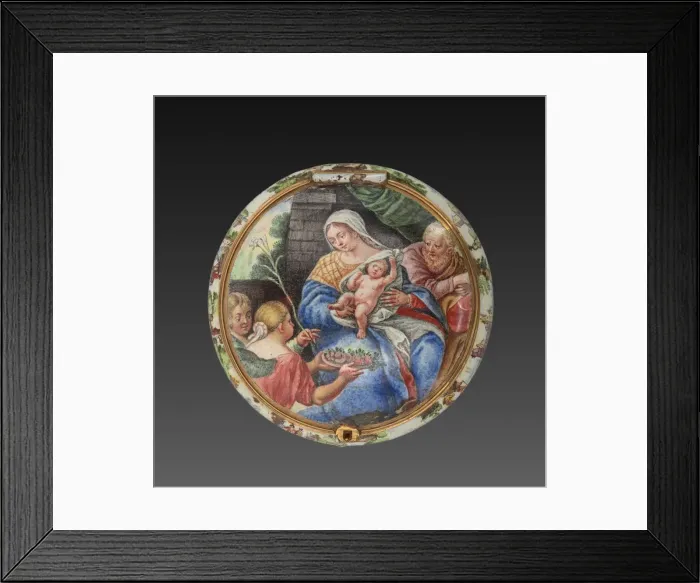 Framed Print : Watchcase (Boitier de montre), c. 1640. Creator: Unknown Framed Print : Watchcase (Boitier de montre), c. 1640. Creator: Unknown