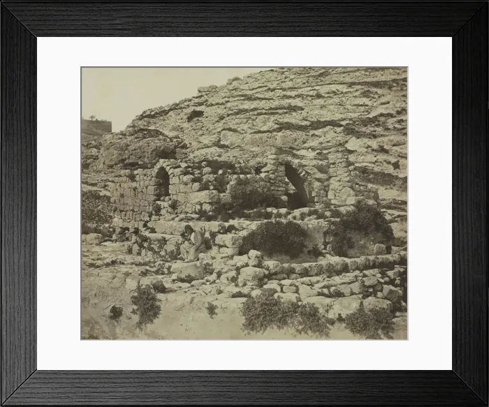 Framed Print : Well of Joab, Jerusalem, 1857. Creator: James Robertson (British, 1813 (?)-aft 1865); Felice A Framed Print : Well of Joab, Jerusalem, 1857. Creator: James Robertson (British, 1813 (?)-aft 1865); Felice A