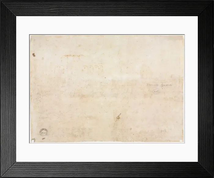 Framed Print : Three Sketches of Arches, 1782. Creator: Francesco Guardi (Italian, 1712-1793) Framed Print : Three Sketches of Arches, 1782. Creator: Francesco Guardi (Italian, 1712-1793)