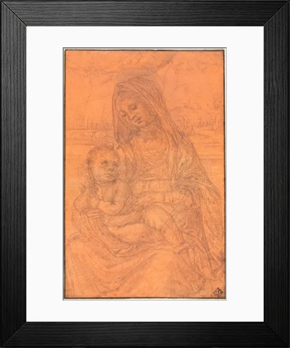 Framed Print : The Virgin and Child, c. 1510. Creator: Lorenzo di Credi (Italian, 1459-1537) Framed Print : The Virgin and Child, c. 1510. Creator: Lorenzo di Credi (Italian, 1459-1537)