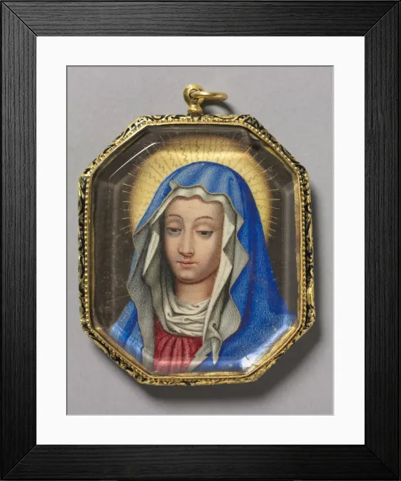 Framed Print : The Virgin and St. Francis with Christ Child, c. 1660. Creator: Unknown Framed Print : The Virgin and St. Francis with Christ Child, c. 1660. Creator: Unknown