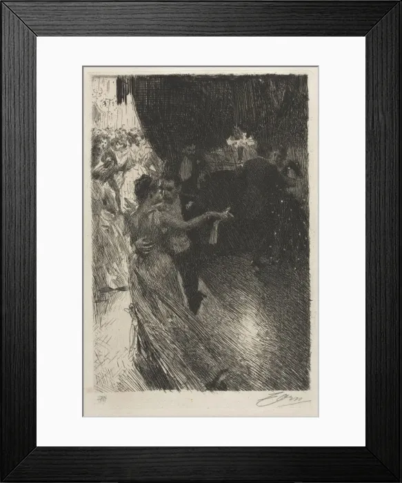 Framed Print : The Waltz, 1891. Creator: Anders Zorn (Swedish, 1860-1920) Framed Print : The Waltz, 1891. Creator: Anders Zorn (Swedish, 1860-1920)