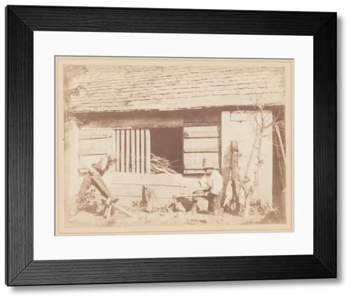 Framed Print : The Woodcutters, 1845. Creator: William Henry Fox Talbot (British, 1800-1877) Framed Print : The Woodcutters, 1845. Creator: William Henry Fox Talbot (British, 1800-1877)