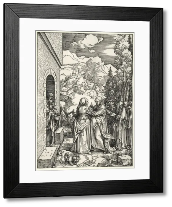 Framed Print : The Visitation, c. 1504. Creator: Albrecht Dürer (German, 1471-1528) Framed Print : The Visitation, c. 1504. Creator: Albrecht Dürer (German, 1471-1528)
