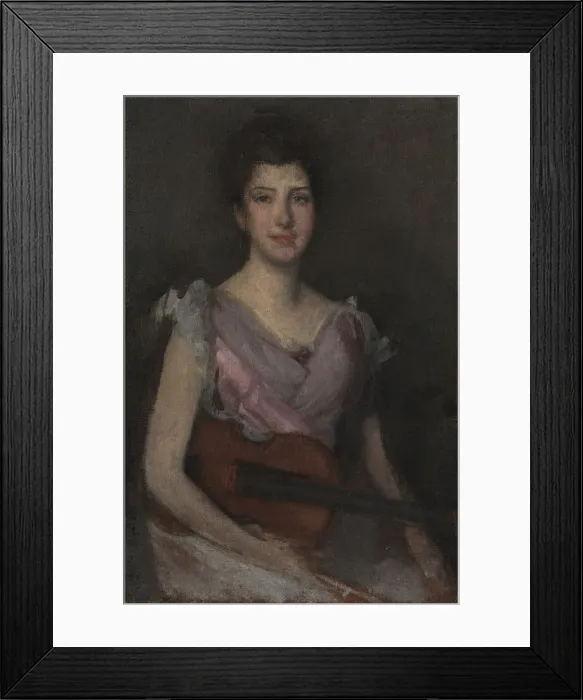 Framed Print : The Violin Player, c. 1894. Creator: James McNeill Whistler (American, 1834-1903) Framed Print : The Violin Player, c. 1894. Creator: James McNeill Whistler (American, 1834-1903)