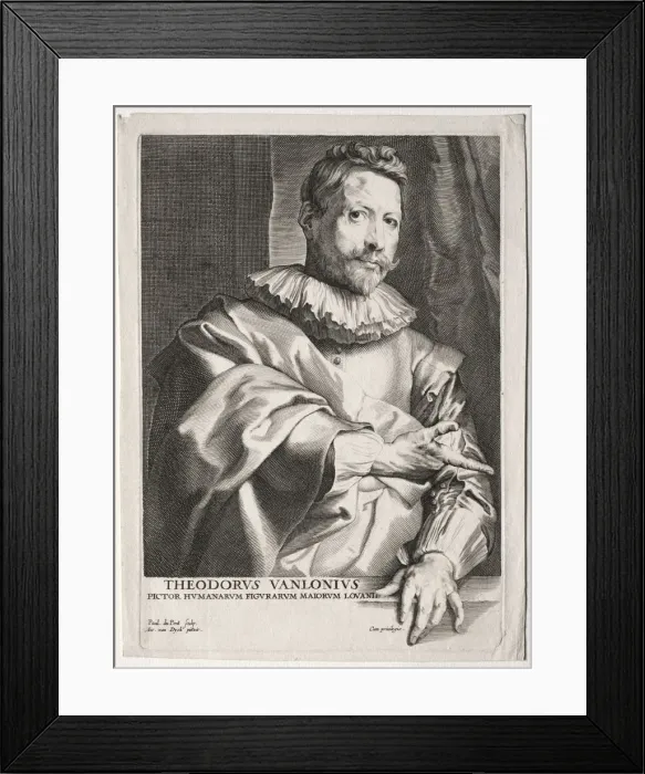 Framed Print : Theodorus VanLonius. Creator: Paulus Pontius (Flemish, 1603-1658) Framed Print : Theodorus VanLonius. Creator: Paulus Pontius (Flemish, 1603-1658)