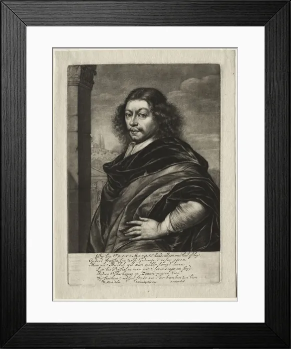 Framed Print : Frans van Mieris I. Creator: Abraham Blooteling (Dutch, 1640-1690); Abraham Blooteling (Dutch Framed Print : Frans van Mieris I. Creator: Abraham Blooteling (Dutch, 1640-1690); Abraham Blooteling (Dutch