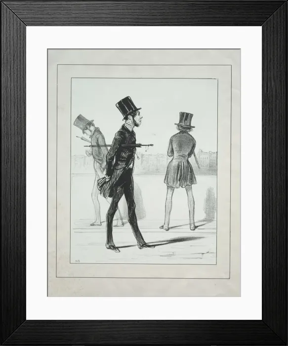 Framed Print : Fouberies de Femmes. Creator: Paul Gavarni (French, 1804-1866) Framed Print : Fouberies de Femmes. Creator: Paul Gavarni (French, 1804-1866)