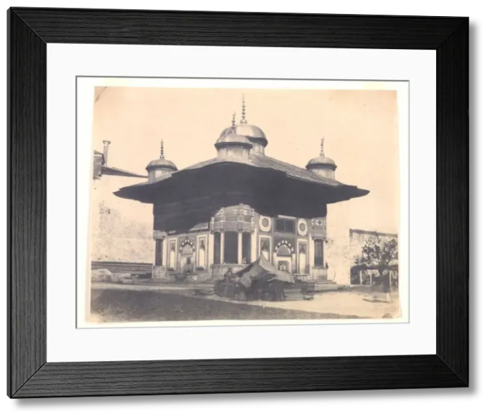 Framed Print : Fountaine de la Sophie, Constantinople, c. 1854. Creator: Ernest de Caranza (French, 1837-1863) Framed Print : Fountaine de la Sophie, Constantinople, c. 1854. Creator: Ernest de Caranza (French, 1837-1863)