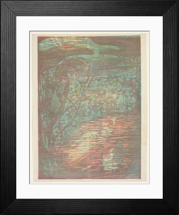 Framed Print : Frightened Nymph (Nymphe Effraye), 1896. Creator: Paul Herrmann (French, 1864-1940) Framed Print : Frightened Nymph (Nymphe Effraye), 1896. Creator: Paul Herrmann (French, 1864-1940)