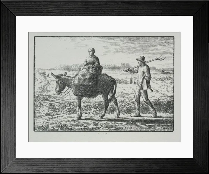 Framed Print : Four Hours of the Day, 1860. Creator: Adrien Lavieille (French, 1818-1862) Framed Print : Four Hours of the Day, 1860. Creator: Adrien Lavieille (French, 1818-1862)