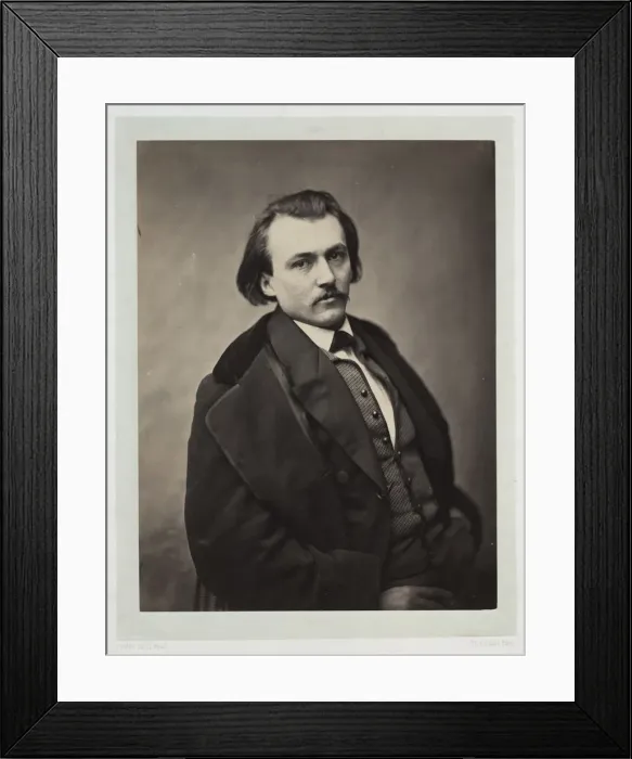Framed Print : Gustave Dore, 1860. Creator: Pierre Petit (French, 1832-1909)