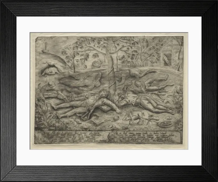 Framed Print : Gluttony (Plate). Creator: Jan Brueghel (Flemish, 1568-1625); Pieter Balten (Flemish) Framed Print : Gluttony (Plate). Creator: Jan Brueghel (Flemish, 1568-1625); Pieter Balten (Flemish)