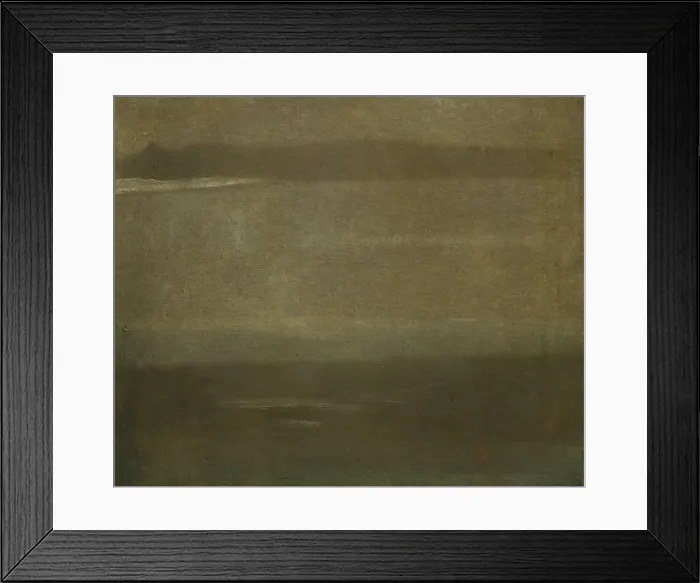 Framed Print : Gray and Silver: A Nocturne, c. 1880-1900. Creator: Walter Greaves (British, 1841-1930) Framed Print : Gray and Silver: A Nocturne, c. 1880-1900. Creator: Walter Greaves (British, 1841-1930)