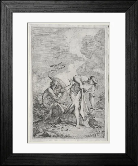 Framed Print : Glaucus and Scylla, c. 1661. Creator: Salvator Rosa (Italian, 1615-1673) Framed Print : Glaucus and Scylla, c. 1661. Creator: Salvator Rosa (Italian, 1615-1673)
