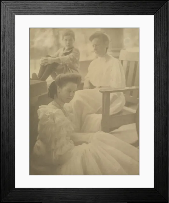 Framed Print : Group Portrait, c. 1900. Creator: Ema Spencer (American, 1857-1941) Framed Print : Group Portrait, c. 1900. Creator: Ema Spencer (American, 1857-1941)