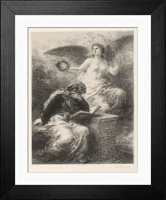Framed Print : Glory, 1890. Creator: Henri Fantin-Latour (French, 1836-1904) Framed Print : Glory, 1890. Creator: Henri Fantin-Latour (French, 1836-1904)