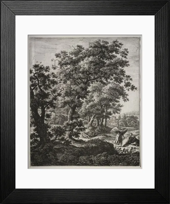 Framed Print : Hagar comforted by the Angel. Creator: Anthonie Waterloo (Dutch, 1609 / 10-1690) Framed Print : Hagar comforted by the Angel. Creator: Anthonie Waterloo (Dutch, 1609 / 10-1690)
